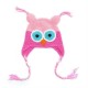 Owl Crochet Beanies - Pink 