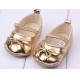Girl's Gold First Walker Shoes 