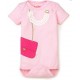Baby Girl's Pink Purse Romper 