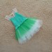 Ariella Lace Tutu Dress - Green 